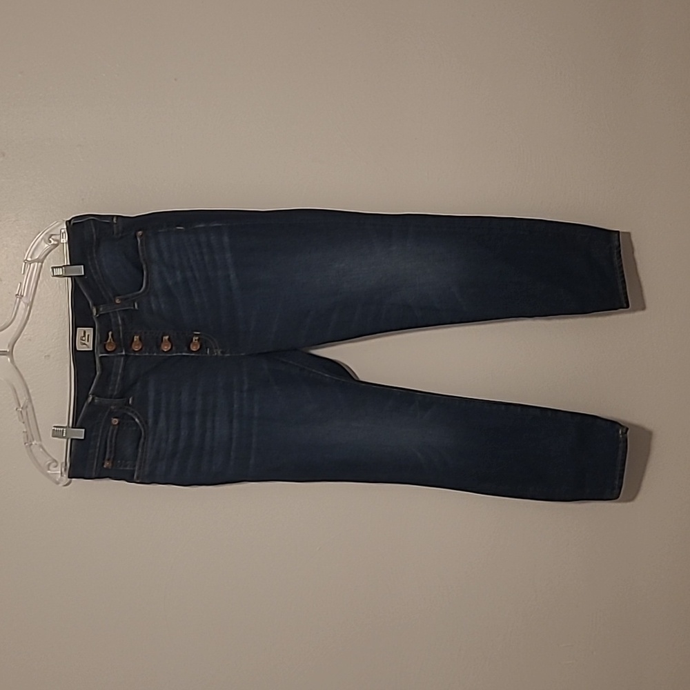 J. Crew Re Imagined 9" High-Rise Denim Jeans Button Fly Sz 31P
